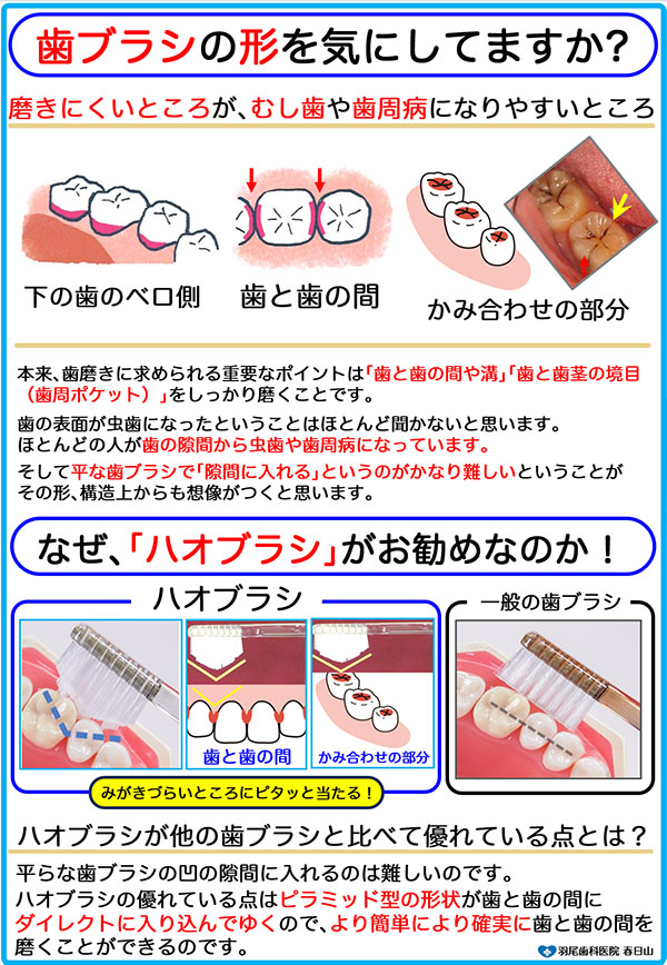 歯ブラシの形を気にしていますか？